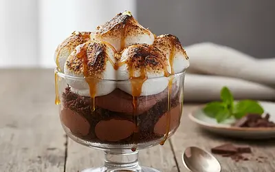 Marshmallow Sky on Chocolate Clouds