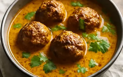 Klopsiki w aromatycznym sosie curry