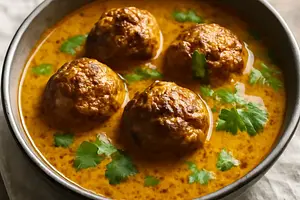 Klopsiki w aromatycznym sosie curry