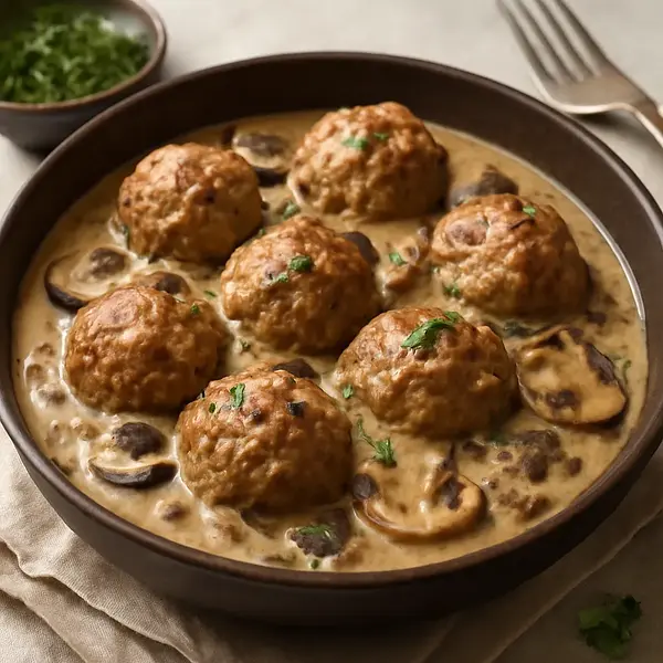 Meatballs in Mushroom Sauce