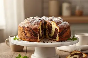 Marble Babka 'Fluffy Twist of Vanilla and Chocolate'
