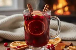 Spiced Apple-Cranberry Mulled Wine