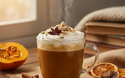 Homemade Spiced Pumpkin Latte