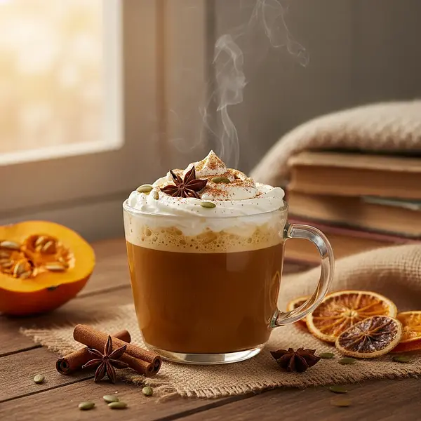 Homemade Spiced Pumpkin Latte