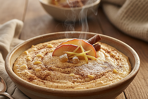 Rozgrzewający Mus Jabłkowy z Imbirem i Cynamonem