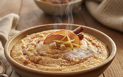 Rozgrzewający Mus Jabłkowy z Imbirem i Cynamonem