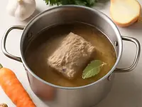 Beef broth (or chicken) / water