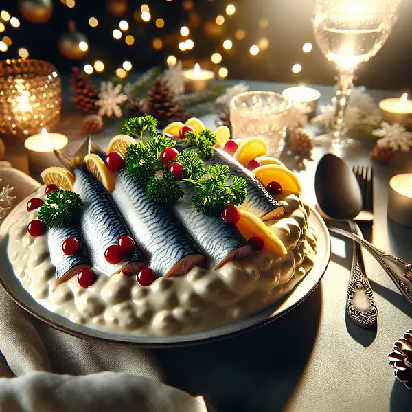 Herring in Cream (for Christmas Eve)