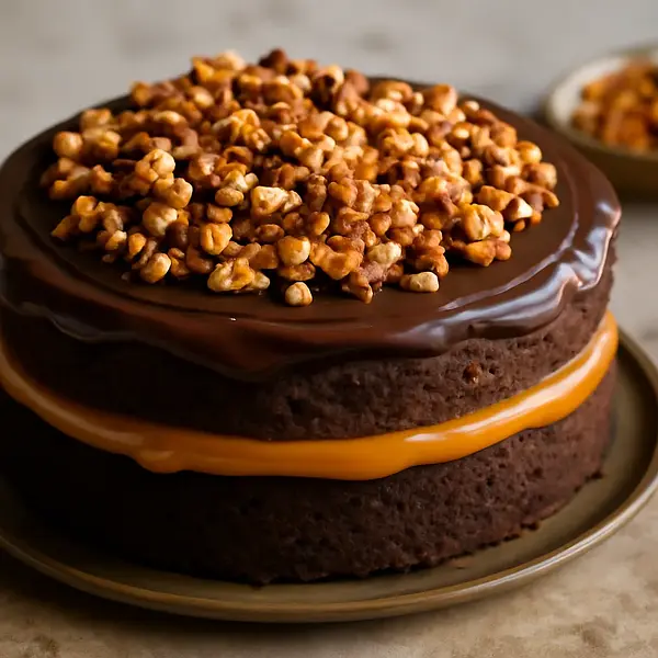 Chocolate-Caramel Babka with Salty Nut Praline