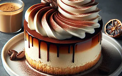 Basque Tiramisu Cheesecake (Burnt Creamy Espresso Wave)