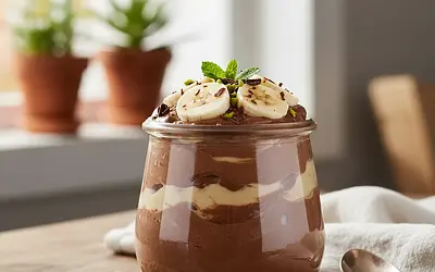 Velvety Chocolate Mousse with Avocado and Banana