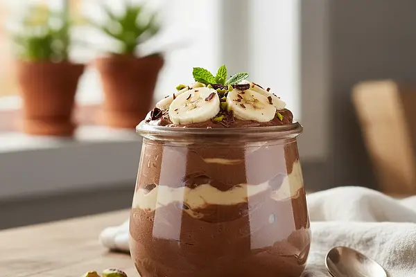 Aksamitny Mus Czekoladowy z Awokado i Bananem