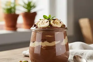 Aksamitny Mus Czekoladowy z Awokado i Bananem