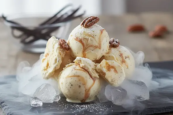 Błyskawiczne Lody z Suchego Lodu o Smaku Waniliowo-Karmelowym