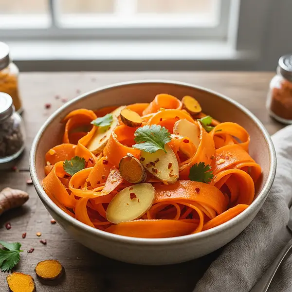 Fermented Carrot and Ginger with Turmeric and Cayenne Pepper