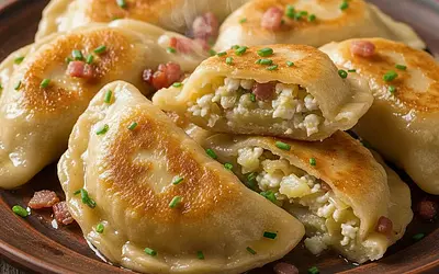 Old Polish Dumplings with Soul – with Filling Garnish