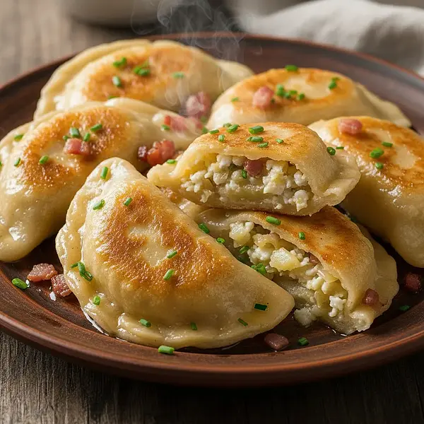 Old Polish Dumplings with Soul – with Filling Garnish