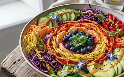 Tęczowy Bowl Mocy: Prawda o Zdrowym Detoksie