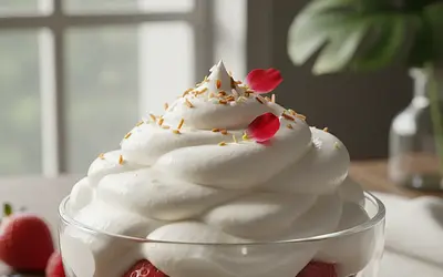 Aksamitna Domowa Śmietanka Kokosowa (Bita Śmietana Wegańska)