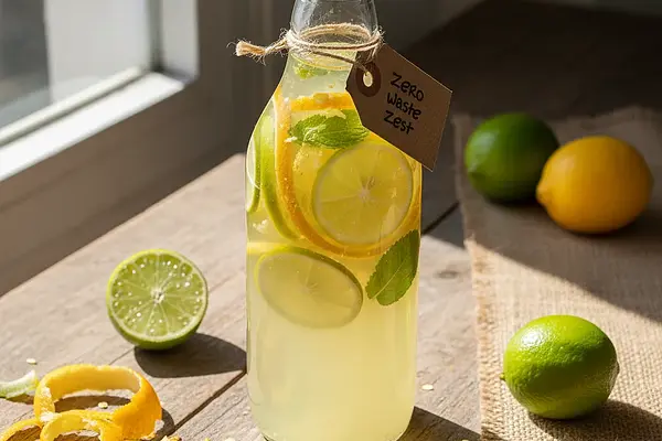 Cordial Cytrusowy Zero Waste z Limonki i Cytryny