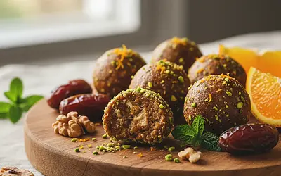 Nutty-Dakota Energy Balls with a Hint of Orange
