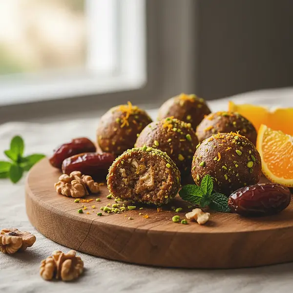 Nutty-Dakota Energy Balls with a Hint of Orange