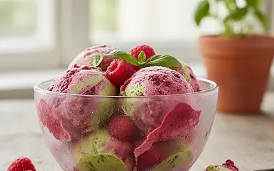 Frozen Raspberry-Basil Fantasy