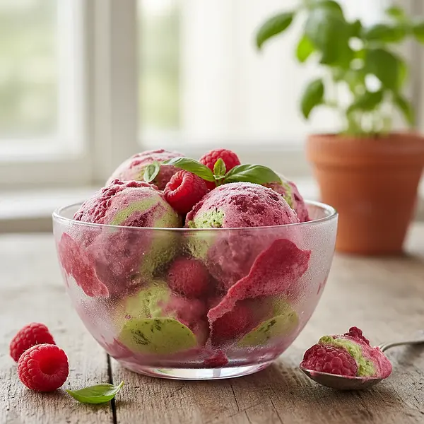 Frozen Raspberry-Basil Fantasy