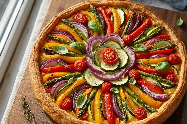 Tarta 'Plan Doskonały' z Sezonowymi Warzywami