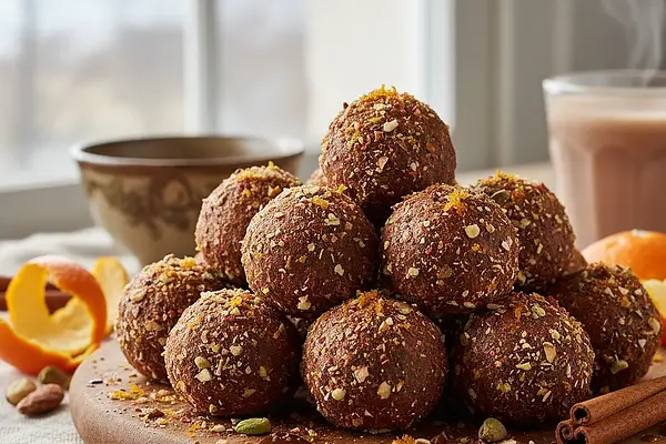 Korzenne Trufle Czekoladowe z Orzechami i Pomarańczą