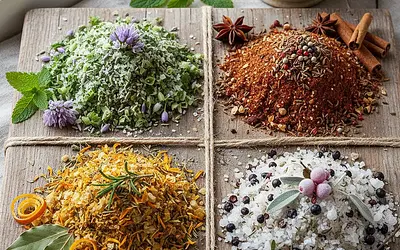 Homemade Herb Salt 'Four Seasons'