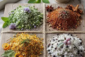 Homemade Herb Salt 'Four Seasons'