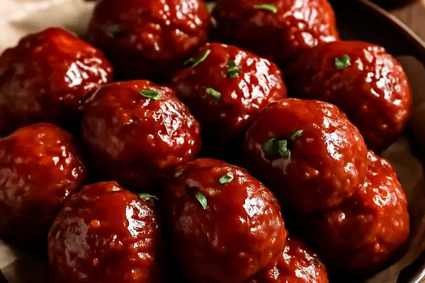 Kuleczki mięsne w sosie barbecue (amerykańskie)