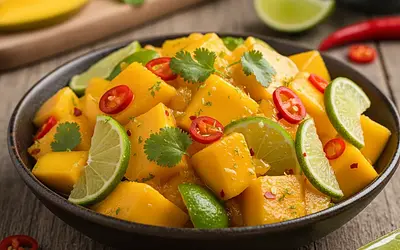 Quick Mango-Lime Chutney with Chili: Mythbuster of Preserves