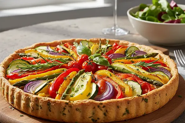 Tarta 'Ogródkowe Skarby' na Ziołowym Spodzie