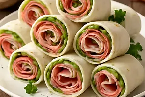 Tortilla Rolls with Cold Cuts