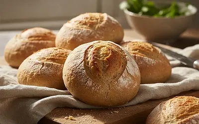 Gluten-free 'Debunking Myths' Rolls with a Crispy Crust