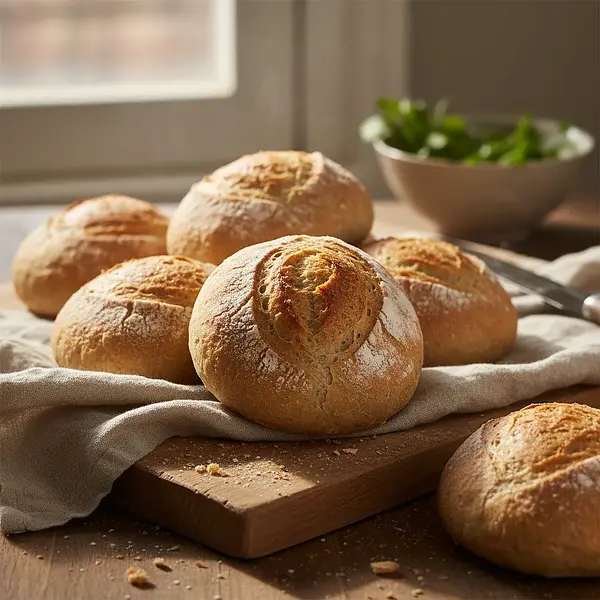 Gluten-free 'Debunking Myths' Rolls with a Crispy Crust