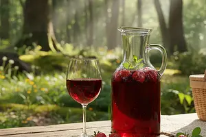 Homemade Strawberry Wine 'Forest Glade'