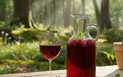 Homemade Strawberry Wine 'Forest Glade'