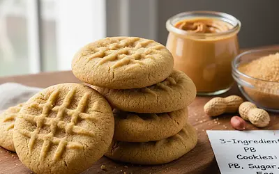 Velvety Three-Ingredient Nut Cookies (gluten-free)