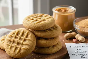 Velvety Three-Ingredient Nut Cookies (gluten-free)