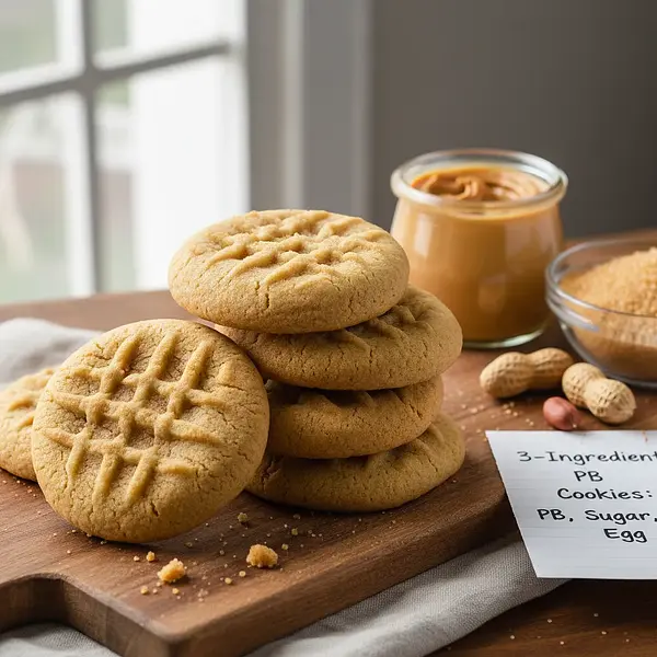 Velvety Three-Ingredient Nut Cookies (gluten-free)