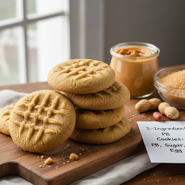 Velvety Three-Ingredient Nut Cookies (gluten-free)