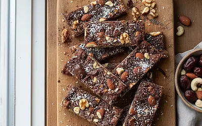 Orzechowo-Dakrylowe Batony Mocy bez Cukru