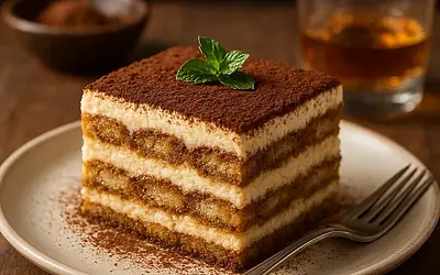 Agata's Tiramisu with a Hint of Smoky Whisky