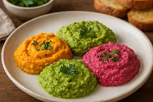 Agata's Trio of Sunny Vegetable Spreads