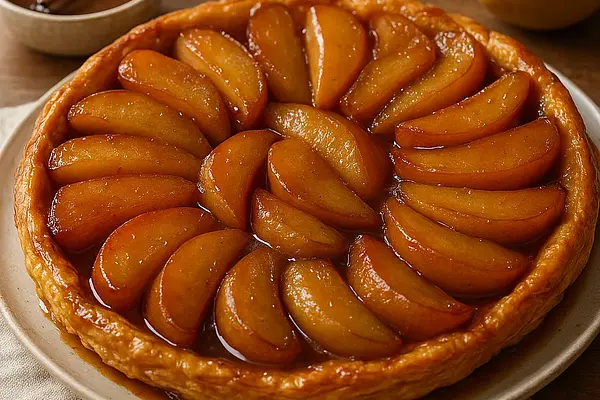 Tarta Tatin z Jabłkami i Gruszkami w Korzennym Karmelu