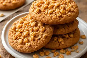 Kruche ciasteczka z orzechami