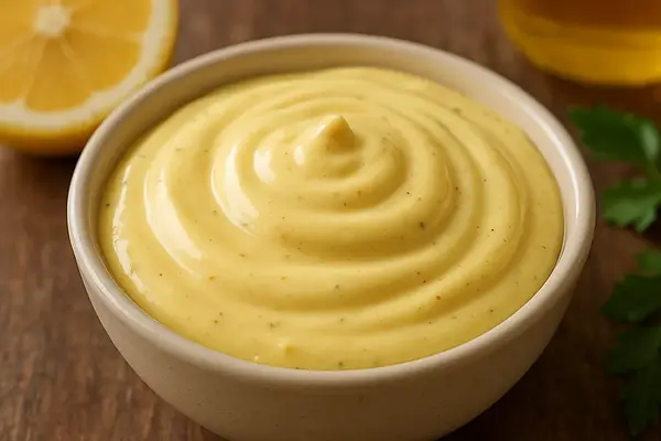 Aksamitny Majonez Cytrynowo-Musztardowy